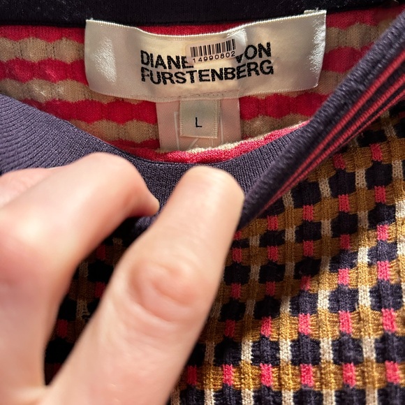 Designer Diane Von Furstenberg DVF Skirt - Size L - Spring Skirt Summer Skirt - Picture 6 of 7